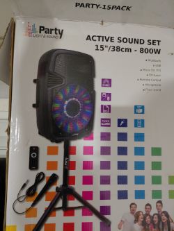 BLUETOOTH PARTY LIGHTS SPEAKER NEW