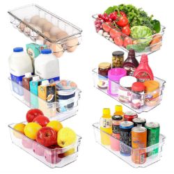90 X NEW KICHLY STACKABLE FRIDGE ORGANISERS | RRP £674 | BULK CLEARANCE