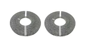 70 X MELAMINE EDGING STRIP ROLLS 30MM X 50M PRE GLUED BLACK GLOSS NEY