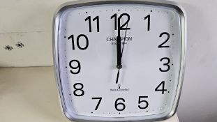 10 PC RADIO CONTROL WALL CLOCK CHAMPION SQWER MODEL