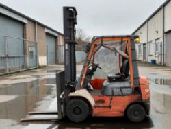 2005 TOYOTA DIESEL FORKLIFT 02-7FDF18 SIDE SHIFT