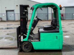 **(INCLUDES CHARGER)** 2009 MITSUBISHI ELECTRIC FORKLIFT FB16NT