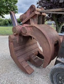 EXCAVATOR SCRAP / GRAVEL 5-FINGER GRAPPLE