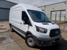 2018 FORD TRANSIT 350 L2H3 1996CC DIESEL MANUAL PANEL VAN WHITE >>--NO VAT ON HAMMER--<<