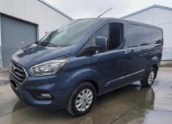 2022 FORD TRANSIT CUSTOM 300LIMITD EBLUE L1H1 1996CC DIESEL MANUAL PANEL VAN