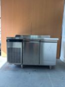 FOSTER COUNTERTOP 2 DOOR DELI DISPLAY FRIDGE COMMERCIAL CATERING EQUIPMENT