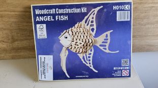 13 PC WOODCRAFT CONSTRUCTION KIT ANGEL FISH