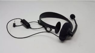 150 X BRAND NEW GENUINE OFFICIAL MICROSOFT XBOX 360 HEADSET & MIC WITH MUTE SWITCH