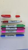 68 SETS OF 5 PC SHARPIE PERMANENT MARKER 2 SIDES