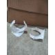 TERRAIN -50MM 2" PIPE CLIPS FITTING 142.2G - WHITE POLYPIPE - JOBLOT OF 136 - NEW - Image 2 of 2