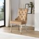 VELVET BUTTON BACK DINING CHAIR - IMPERIAL - Image 1 of 11