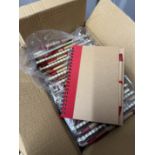 BOX OF 50 RED ECO SPIRAL NOTEBOOKS
