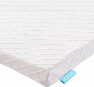 RECCI MEMORY FOAM MATTRESS TOPPER SMALL DOUBLE BED PRESSURE RELIEF (120X190X5CM) NEW