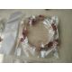 CARNELIAN + PEARL GEMSTONE CRYSTAL WRAP AROUND BANGLES SS - ORIGINAL PACKAGING - JOBLOT OF 7 - Image 4 of 5
