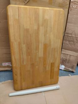 JOHN LEWIS ALTON LIGHT OAK /STONE GREY DINING TABLE 160CM X 80CMX77CM NEW BOX