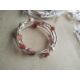 CARNELIAN + PEARL GEMSTONE CRYSTAL WRAP AROUND BANGLES SS - ORIGINAL PACKAGING - JOBLOT OF 7 - Image 5 of 5