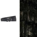 55PCS DOROTHY PERKINS WOMENS DP CURVE BLACK DOUBLE BUCKLE BELT BNWT SEALED RRP £660