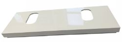 KERAMAG SILK COUNTERTOP WASH BASIN SIPHON 2 CUT OUT RIGHT AND LEFT WHITE