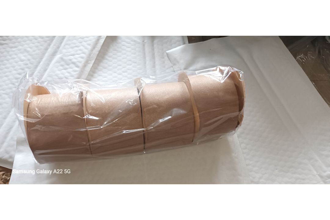 96 ROLLS X BOXBOND BROWN PAPER SELF ADHESIVE ECO FRIENDLY TAPE 72MM×50MM - Image 1 of 6
