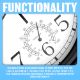 20 X 12" BLACK WALL CLOCK WATERPROOF INDOOR OUTDOOR QUARTZ MOVEMENT - RRP £240 - Image 7 of 7