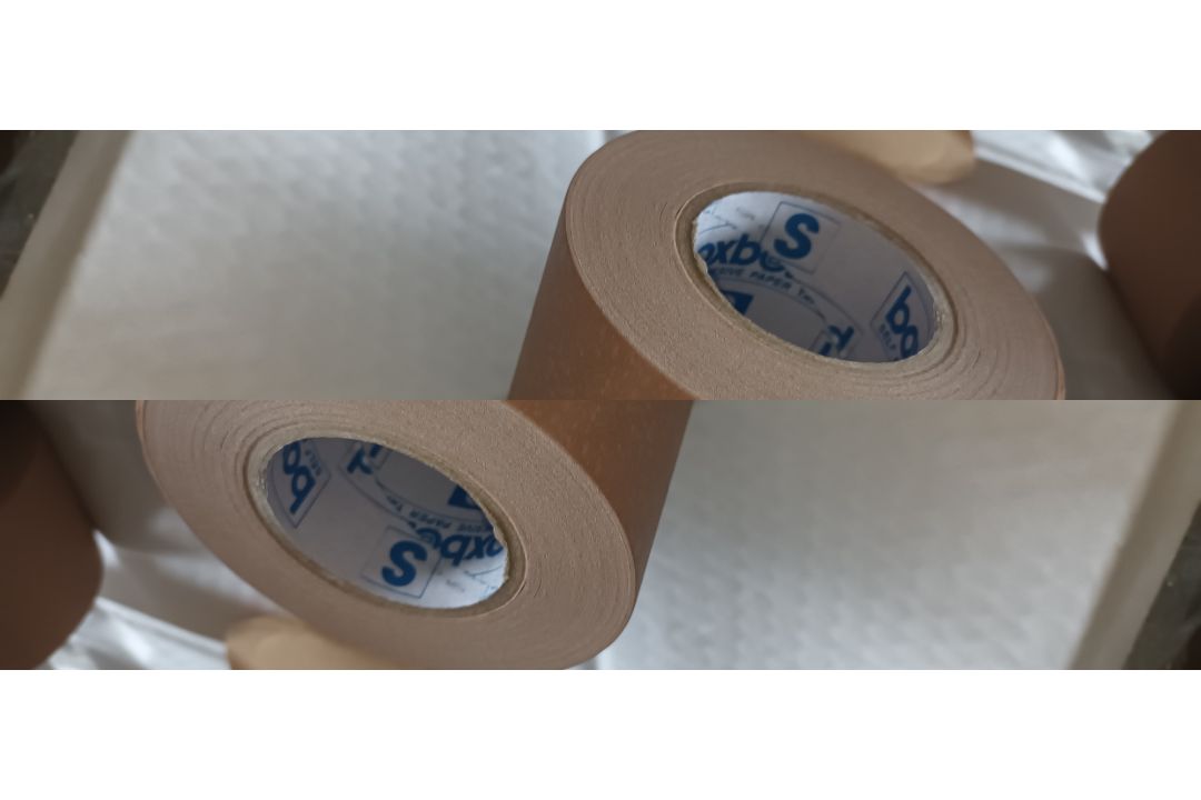 96 ROLLS X BOXBOND BROWN PAPER SELF ADHESIVE ECO FRIENDLY TAPE 72MM×50MM - Image 3 of 6
