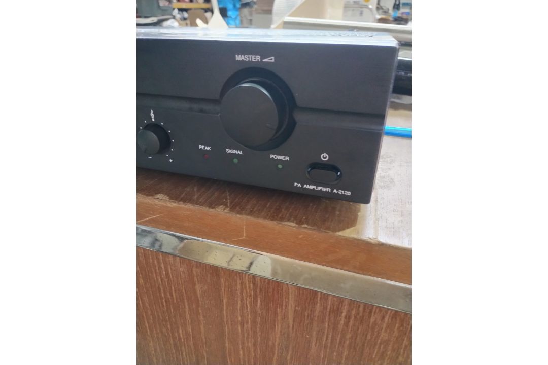 TOA A-2120DD DIGITAL 100V LINE MIXER AMPLIFIER 120W COMMERCIAL PA 3 MIC 2 AUX - Image 1 of 7