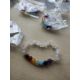 CLEAR QUARTZ CHIP RHINESTONE CHAKRA CRYSTAL CHIP BRACELET JOB LOT OF - 9- BRAND NEW - Image 1 of 2