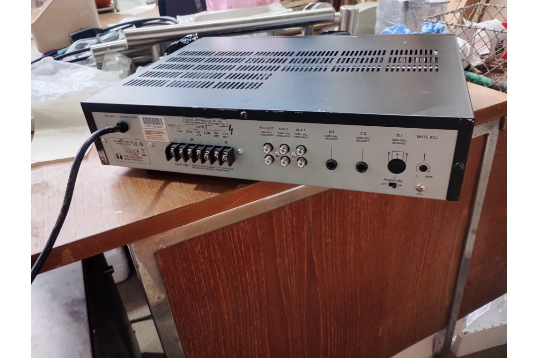 TOA A-2120DD DIGITAL 100V LINE MIXER AMPLIFIER 120W COMMERCIAL PA 3 MIC 2 AUX - Image 3 of 7
