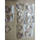 ROSE QUARTZ - GEMSTONE CRYSTAL CHIP - TRIPLE BRACELETS - STAINLESS STEEL - - JOBLOT OF 13 - Image 4 of 4