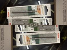 89 X GENUINE BOSCH 5MM DRILL BITS – BRAND NEW RETAIL PACKED – RRP OVER £450