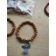 RED CATS EYES + WOODEN - ANGELS BALL CRYSTAL BRACELETS - NEW IN ORIGINAL PACKAGING - JOBLOT OF 12 - Image 4 of 4