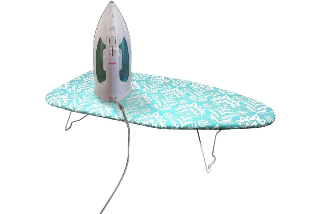 25 X MINI TABLE TOP IRONING BOARD FOLDABLE LIGHTWEIGHT - RRP £250 - Image 1 of 7