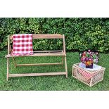 1 X TRAMONTINA FOLDABLE GARDEN BENCH 2-3 SEATER RRP £199.99