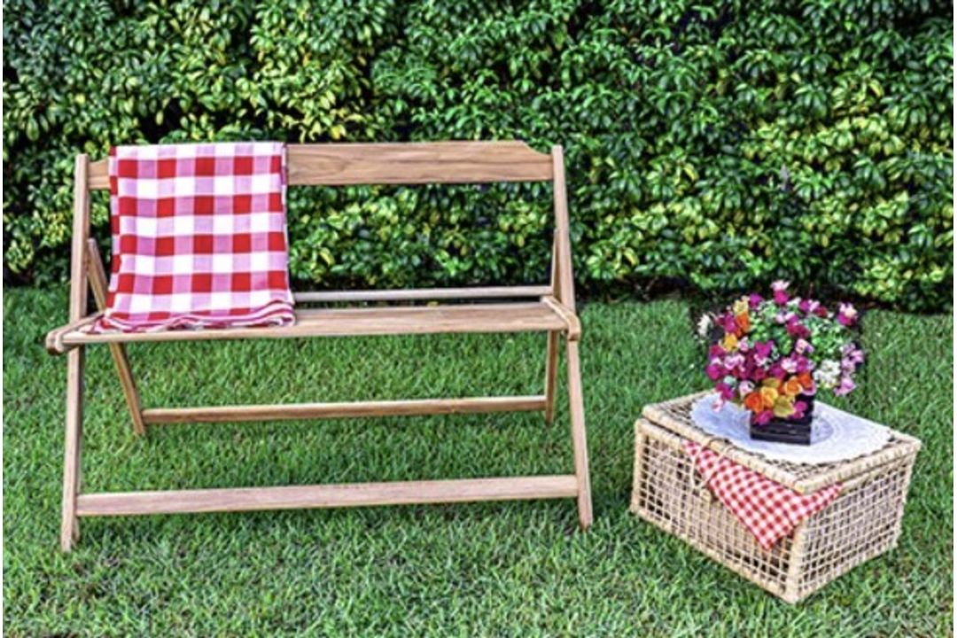 1 X TRAMONTINA FOLDABLE GARDEN BENCH 2-3 SEATER RRP £199.99 - Image 1 of 2