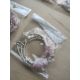 ROSE QUARTZ - GEMSTONE CRYSTAL CHIP - TRIPLE BRACELETS - STAINLESS STEEL - - JOBLOT OF 13 - Image 2 of 4