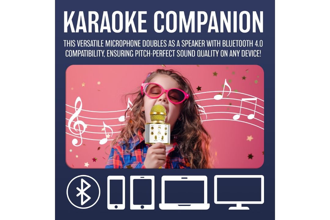 40 X WIRELESS BLUETOOTH KARAOKE MICROPHONE USB KTV PLAYER MIC SPEAKER - RRP £240 - Image 2 of 4