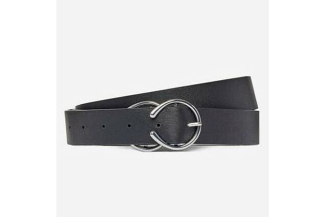 55PCS DOROTHY PERKINS WOMENS DP CURVE BLACK DOUBLE BUCKLE BELT BNWT SEALED RRP £660 - Image 3 of 3