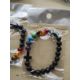 CHAKRA WOODEN BEADED CROSS BRACELET JOB LOT OF 12 - BRAND NEW - Image 2 of 2