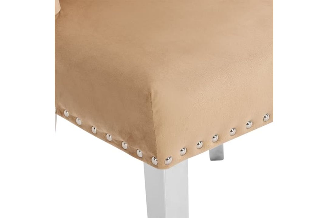 VELVET BUTTON BACK DINING CHAIR - IMPERIAL - Image 7 of 11