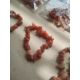 RED ADVENTURINE GEMSTONE CHRYSTAL CHIP BRACELETS - NEW IN ORIGINAL PACKAGING - JOBLOT OF 41 - Image 3 of 3