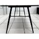 SCS DINING TABLE GREY WOOD CONCRETE AFFECT 180 CM 6 SEATER RRP £400 EACH - Image 1 of 2