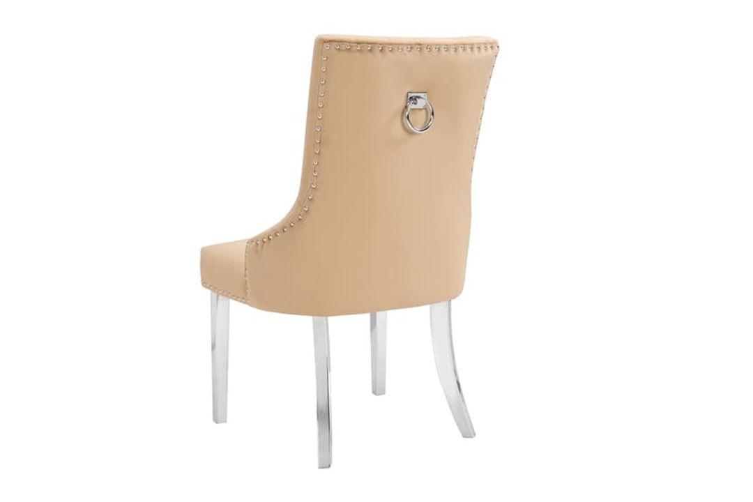 VELVET BUTTON BACK DINING CHAIR - IMPERIAL - Image 6 of 11