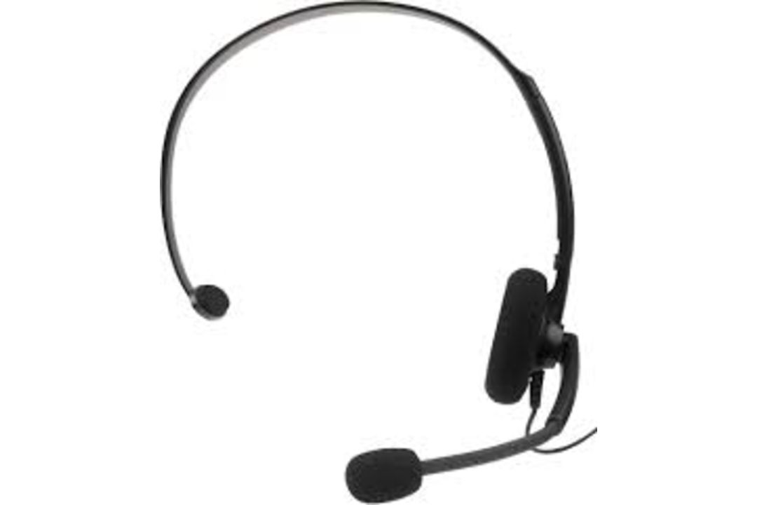 150 X BRAND NEW GENUINE OFFICIAL MICROSOFT XBOX 360 HEADSET & MIC WITH MUTE SWITCH - Image 1 of 5