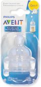 300 X PACKS OF 2 PHILIPS AVENT SCF421/27 BOTTLE NIPPLE SILICONE - BOTTLE NIPPLE