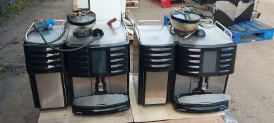 SCHEARER COFFE ART PLUS BEAN 2 CUP FRESH MILK X 2 WITH FRIDGES X 2