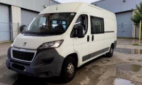 **(ONLY 58K MILEAGE)** 2016 PEUGEOT BOXER 335 L3H2 HDI L3H2 2198CC DIESEL MANUAL PANEL VAN WHITE