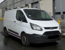 **(ONLY 113K MILEAGE)** 2017 FORD TRANSIT CUSTOM 310 L1H1 1996CC DIESEL MANUAL PANEL VAN IN WHITE