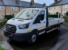 2022 FORD TRANSIT 500 LEADER ECOBLUE 1996CC DIESEL MANUAL CHASSIS CAB WHITE