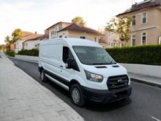 **(ONLY 115K MILEAGE)** 2019 FORD TRANSIT 350 LEADER ECOBLUE TDCI L3H2 LWB VAN >-NO VAT ON HAMMER-<