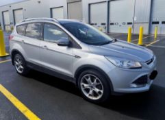**(ONLY 94K MILEAGE)** 2015 FORD KUGA TITANIUM TDCI 2.0L DIESEL MANUAL SUV SILVER